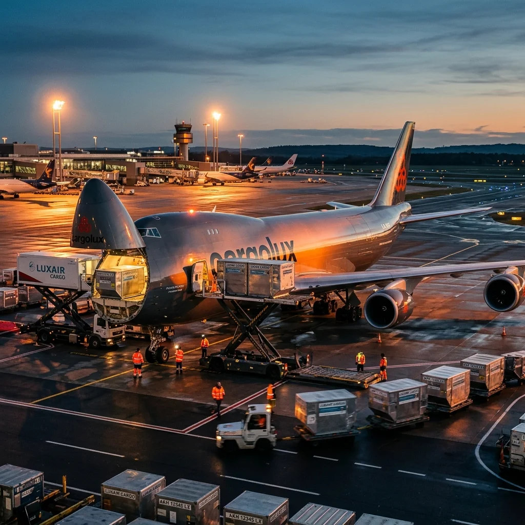 D.O.T. Air Cargo loading
